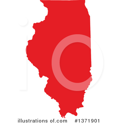 Royalty-Free (RF) Red State Clipart Illustration by Jamers - Stock Sample #1371901