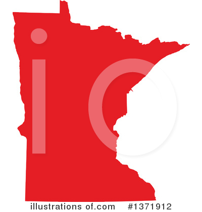 Royalty-Free (RF) Red State Clipart Illustration by Jamers - Stock Sample #1371912