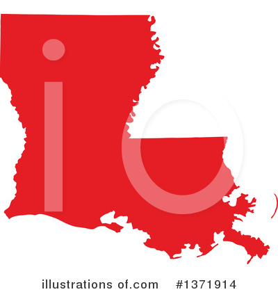 Royalty-Free (RF) Red State Clipart Illustration by Jamers - Stock Sample #1371914
