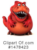 Red Trex Clipart #1478423 by Julos