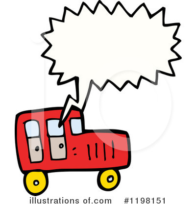 Royalty-Free (RF) Red Truck Clipart Illustration by lineartestpilot - Stock Sample #1198151