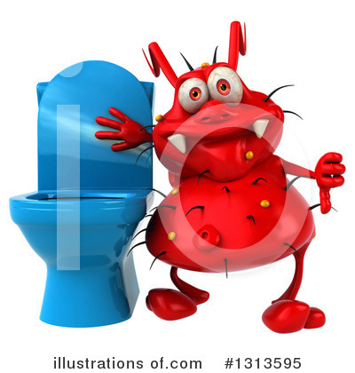 Red Germ Clipart #1313595 by Julos