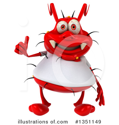Red Virus Clipart #1351149 by Julos