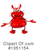 Red Virus Clipart #1351154 by Julos