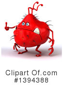 Red Virus Clipart #1394388 by Julos