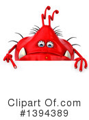 Red Virus Clipart #1394389 by Julos
