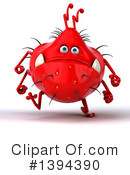 Red Virus Clipart #1394390 by Julos