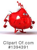 Red Virus Clipart #1394391 by Julos