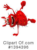 Red Virus Clipart #1394396 by Julos