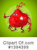 Red Virus Clipart #1394399 by Julos