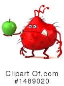 Red Virus Clipart #1489020 by Julos