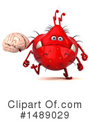 Red Virus Clipart #1489029 by Julos