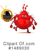 Red Virus Clipart #1489030 by Julos