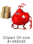 Red Virus Clipart #1489036 by Julos