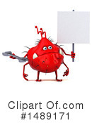 Red Virus Clipart #1489171 by Julos