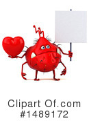 Red Virus Clipart #1489172 by Julos