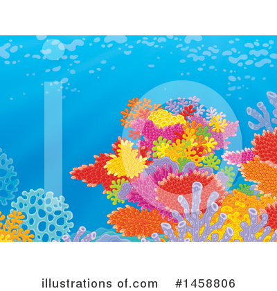 Sea Anemones Clipart #1458806 by Alex Bannykh
