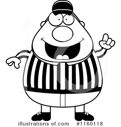 Royalty-Free (RF) Referee Clipart Illustration by Cory Thoman - Stock Sample #1160118