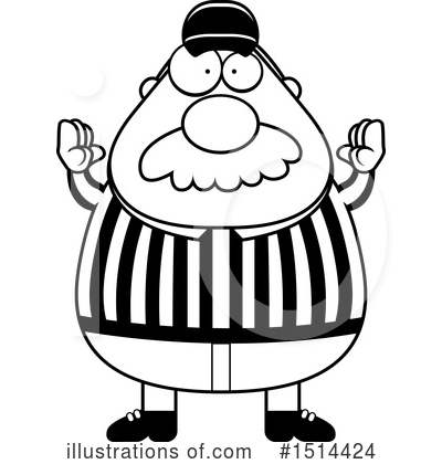 Royalty-Free (RF) Referee Clipart Illustration by Cory Thoman - Stock Sample #1514424