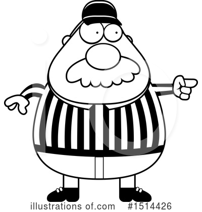 Royalty-Free (RF) Referee Clipart Illustration by Cory Thoman - Stock Sample #1514426