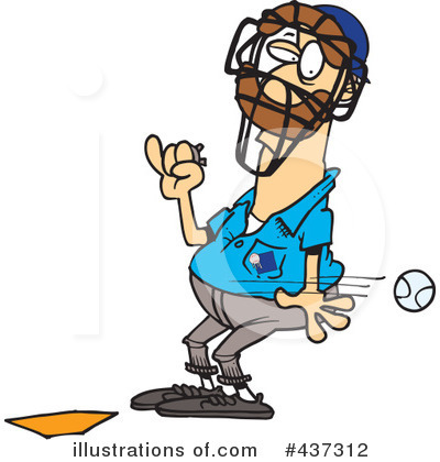 Royalty-Free (RF) Referee Clipart Illustration by toonaday - Stock Sample #437312