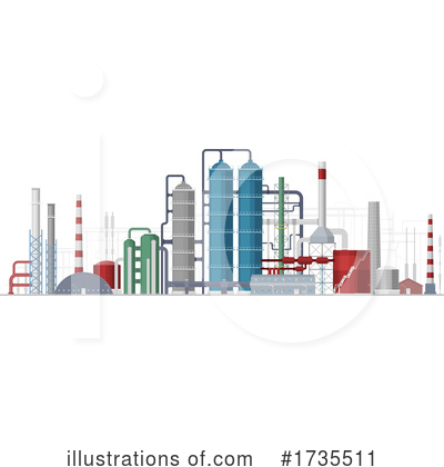 Royalty-Free (RF) Refinery Clipart Illustration by Vector Tradition SM - Stock Sample #1735511