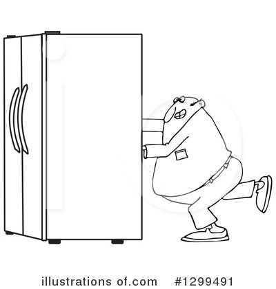 Refrigerator Clipart #1299491 by djart