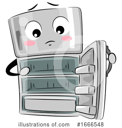 Royalty-Free (RF) Refrigerator Clipart Illustration by BNP Design Studio - Stock Sample #1666548