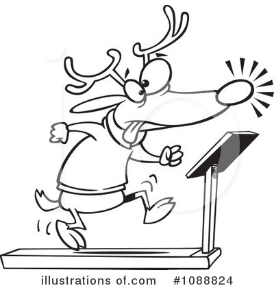 Rudolph Clipart #1088824 by toonaday