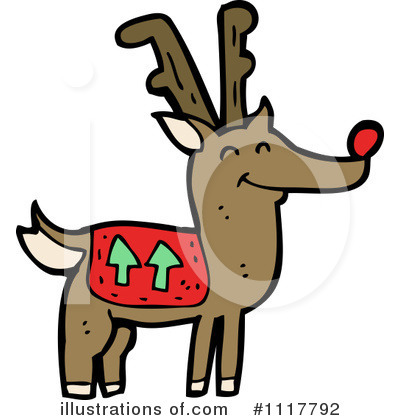 Rudolph Clipart #1117792 by lineartestpilot