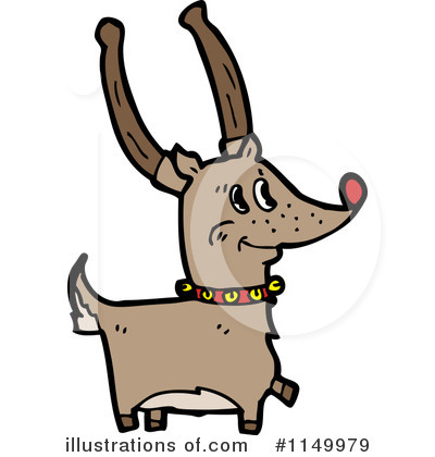 Royalty-Free (RF) Reindeer Clipart Illustration by lineartestpilot - Stock Sample #1149979
