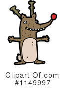 Reindeer Clipart #1149997 by lineartestpilot