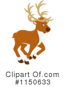 Reindeer Clipart #1150633 by Alex Bannykh