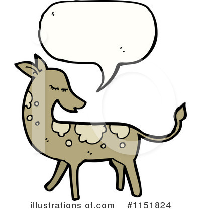 Royalty-Free (RF) Reindeer Clipart Illustration by lineartestpilot - Stock Sample #1151824