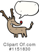 Reindeer Clipart #1151830 by lineartestpilot