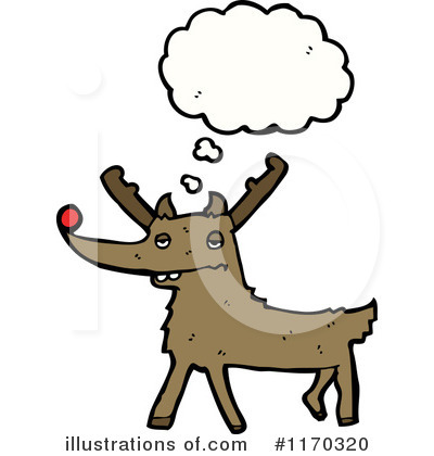 Royalty-Free (RF) Reindeer Clipart Illustration by lineartestpilot - Stock Sample #1170320