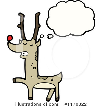 Royalty-Free (RF) Reindeer Clipart Illustration by lineartestpilot - Stock Sample #1170322