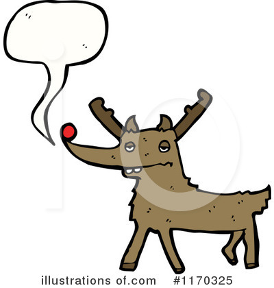 Royalty-Free (RF) Reindeer Clipart Illustration by lineartestpilot - Stock Sample #1170325