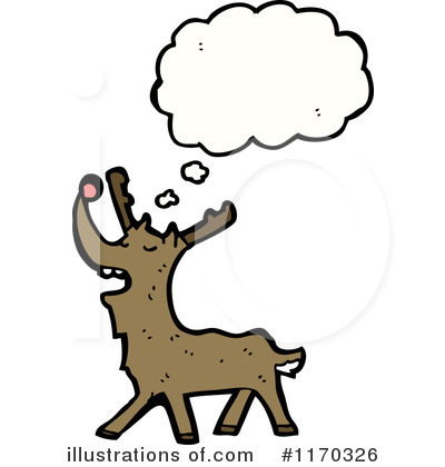 Royalty-Free (RF) Reindeer Clipart Illustration by lineartestpilot - Stock Sample #1170326