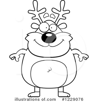 Royalty-Free (RF) Reindeer Clipart Illustration by Cory Thoman - Stock Sample #1229076