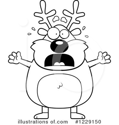 Royalty-Free (RF) Reindeer Clipart Illustration by Cory Thoman - Stock Sample #1229150