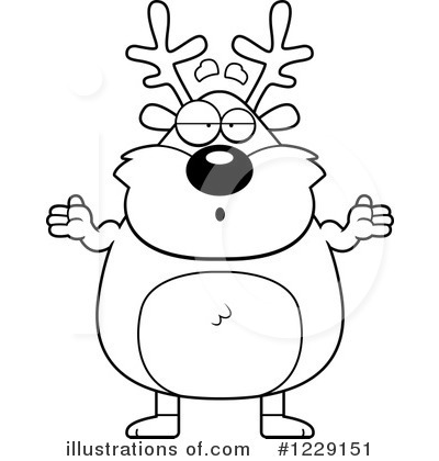 Royalty-Free (RF) Reindeer Clipart Illustration by Cory Thoman - Stock Sample #1229151