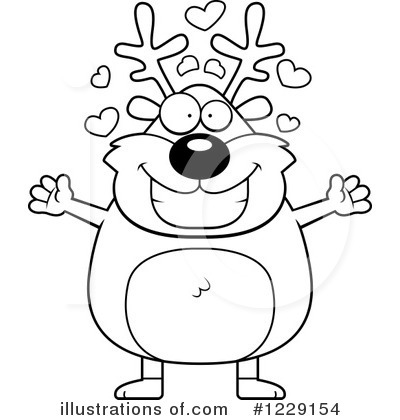 Royalty-Free (RF) Reindeer Clipart Illustration by Cory Thoman - Stock Sample #1229154