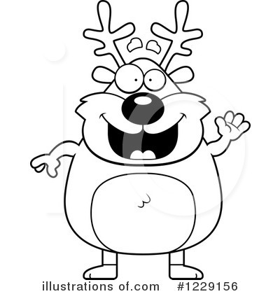 Royalty-Free (RF) Reindeer Clipart Illustration by Cory Thoman - Stock Sample #1229156