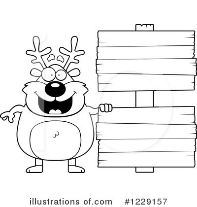 Royalty-Free (RF) Reindeer Clipart Illustration by Cory Thoman - Stock Sample #1229157