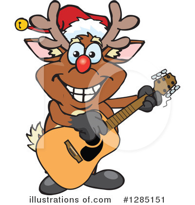 Rudolph Clipart #1285151 by Dennis Holmes Designs