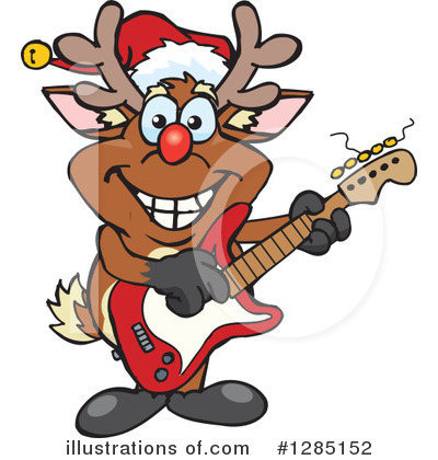 Rudolph Clipart #1285152 by Dennis Holmes Designs