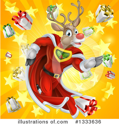 Royalty-Free (RF) Reindeer Clipart Illustration by AtStockIllustration - Stock Sample #1333636