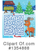 Reindeer Clipart #1354888 by visekart