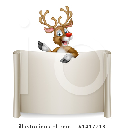 Reindeer Clipart #1417718 by AtStockIllustration